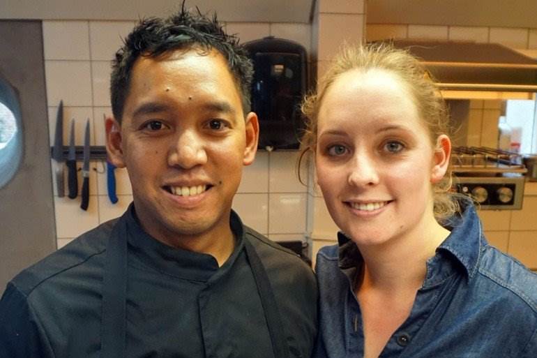 Het stel dat de scepter zwaait in Omke Jan: Daryanto Jongman en Annick Booy. Zij exploiteerden voorheen Hjir is&rsquo;t op Huis ter Heide.