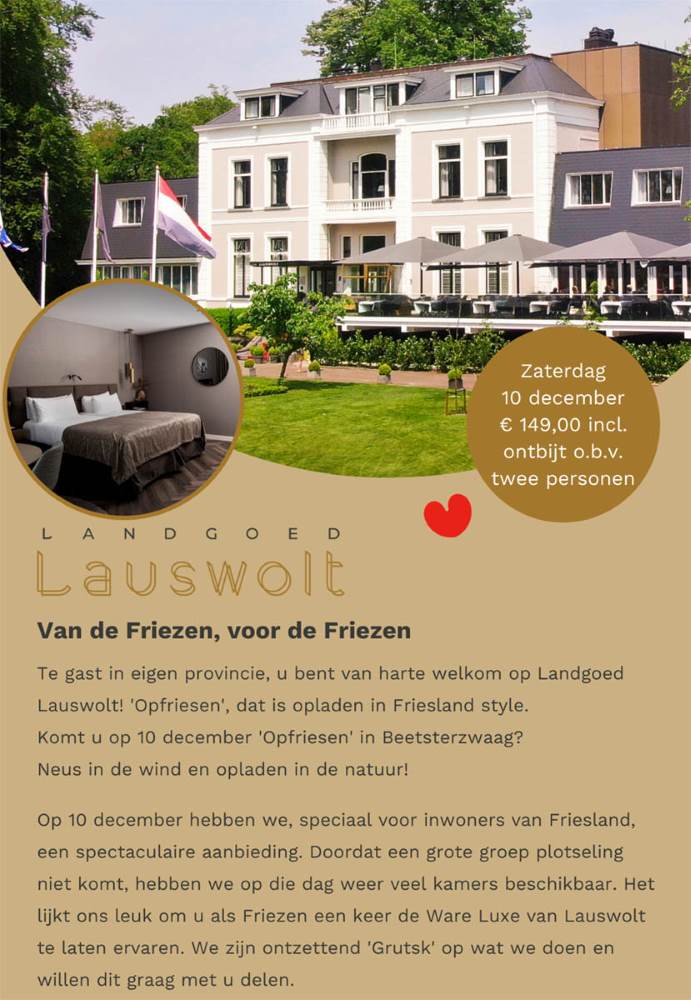 pop up opfriesen lauswolt