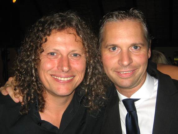 ‘Goeije maten’: Syb van der Ploeg en Thom van der Heide.